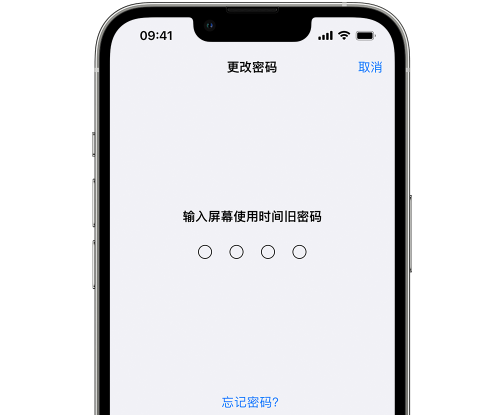 宣化iPhone屏幕维修分享iPhone屏幕使用时间密码忘记了怎么办 