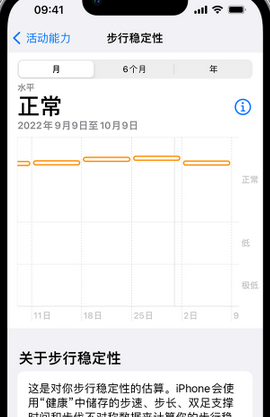 宣化iPhone手机维修如何在iPhone开启'步行稳定性通知'