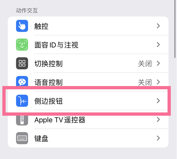 宣化苹果14维修店分享iPhone14 Plus侧键双击下载功能关闭方法 